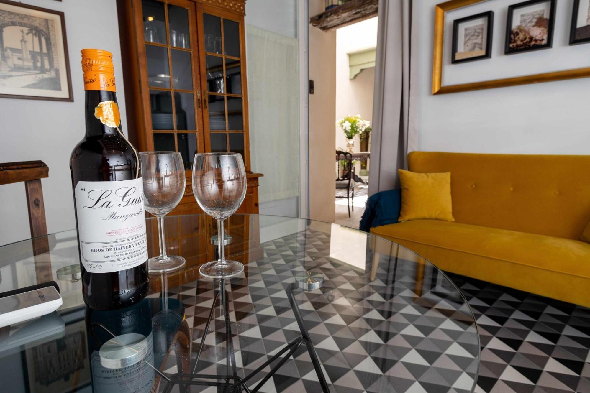 Casa Portus Gaditanus S XVIII Patio Andaluz El Puerto de Santa María Kamer foto