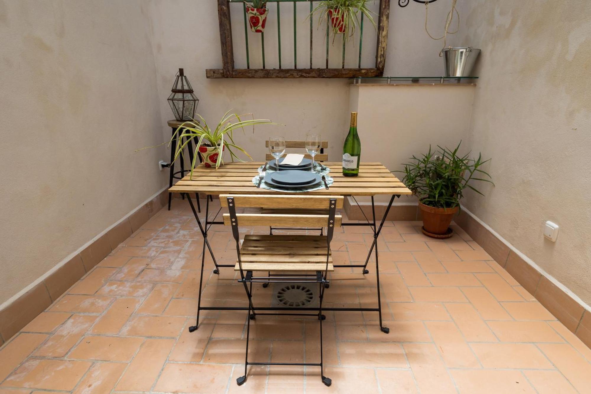 Casa Portus Gaditanus S XVIII Patio Andaluz El Puerto de Santa María Kamer foto